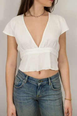Blusa con lazo