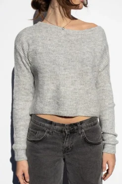 Boat neck sweater