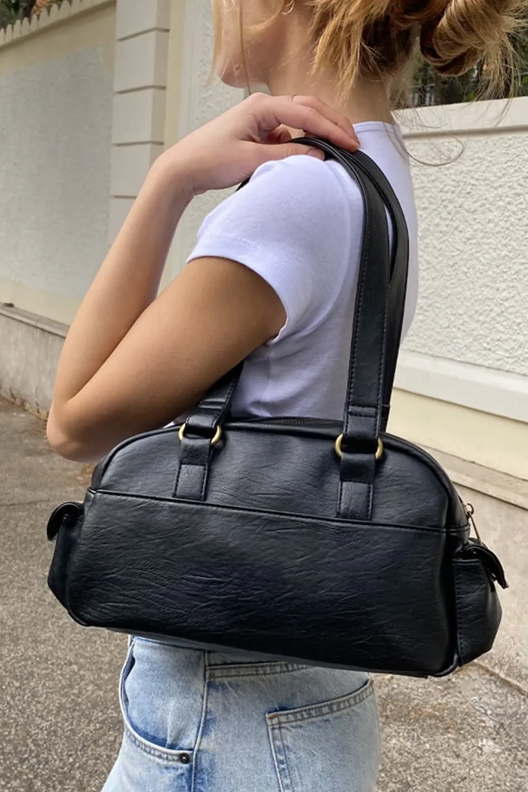 Bolso bolsillos laterales