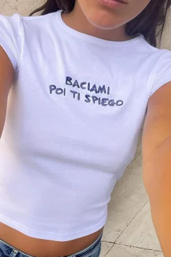 Camiseta Baciami poi ti spiego