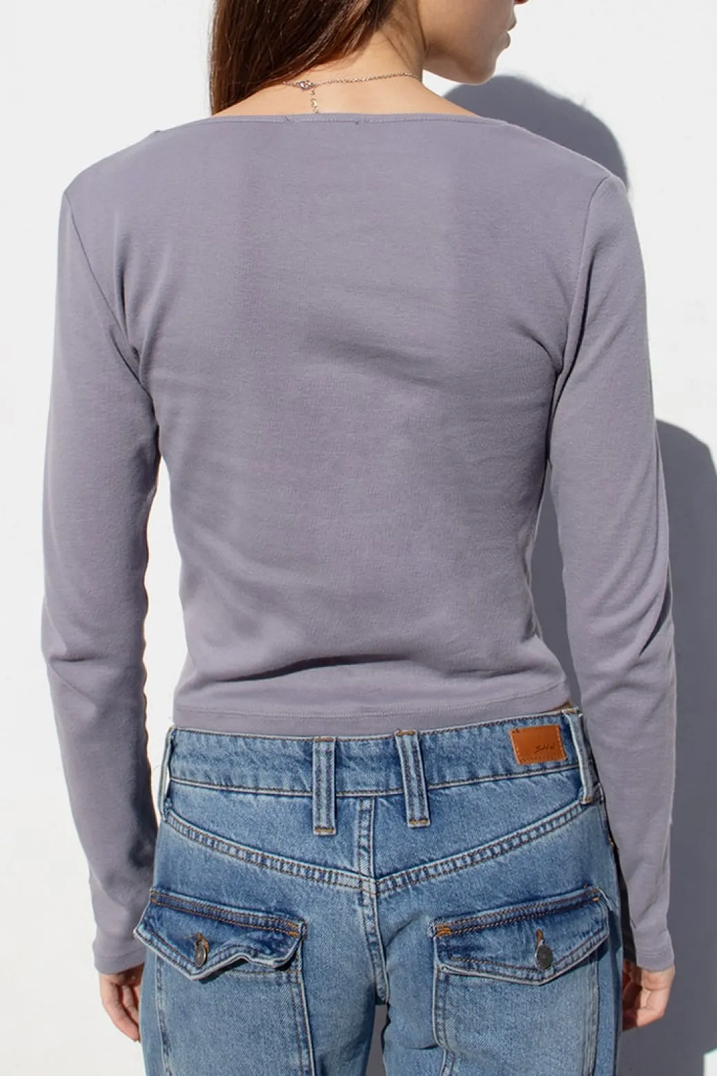 Camiseta con fruncido