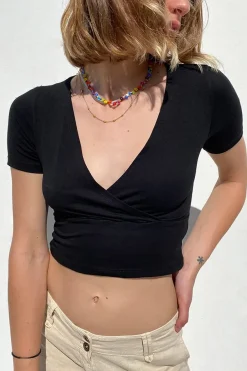 Camiseta escote en V