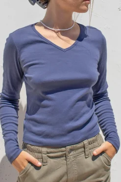 Camiseta escote en V