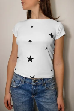 Camiseta estrellas lentejuelas