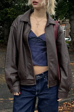 Chaqueta poli piel