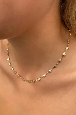 Collar choker corazones