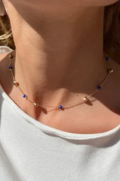 Collar ojos y corazones