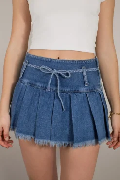 Falda pantalón plisada