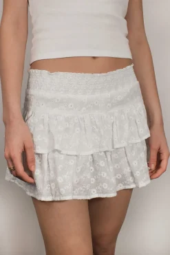 Falda volantes sangallo