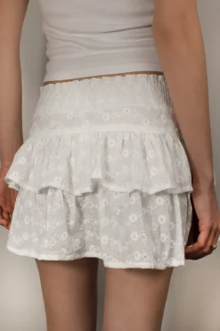 Falda volantes sangallo