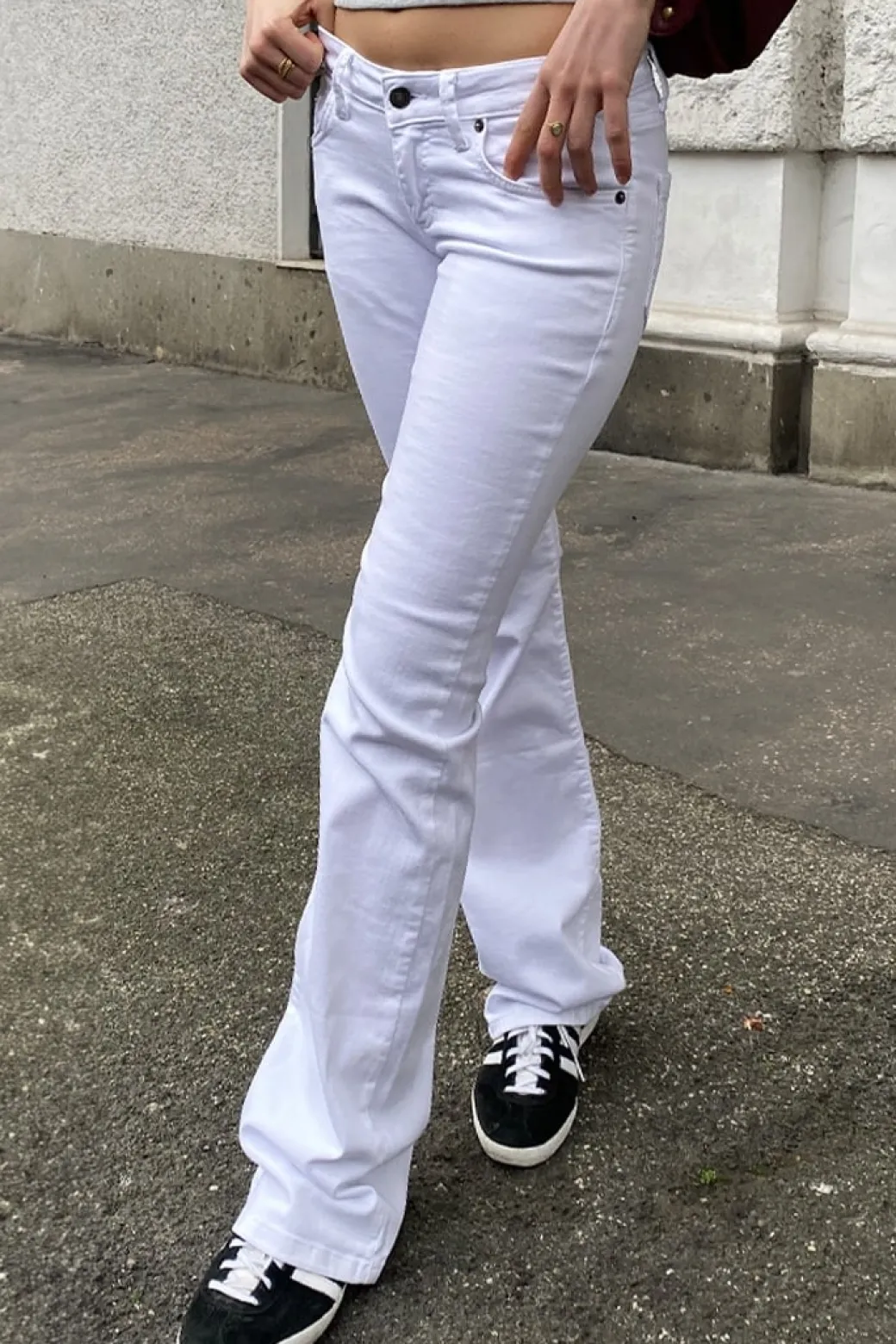 Jeans flare low waist