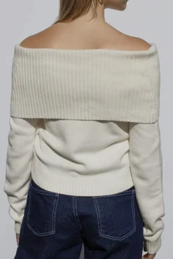 Jersey off-shoulders