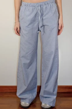 Pantalones wide leg con coulisse