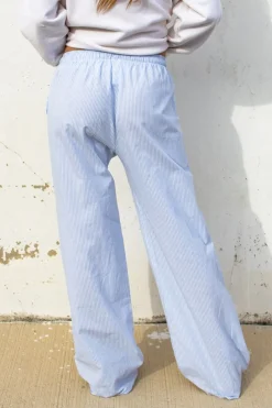 Pantalones wide leg con coulisse