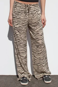 Pantalones wide leg con coulisse