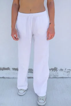 Pantalones wide-leg con coulisse