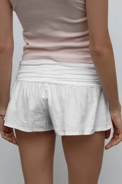Shorts con elástico en cintura