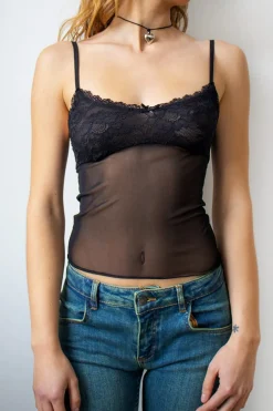Tank top con lacito