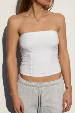 Top bandeau con lace-up