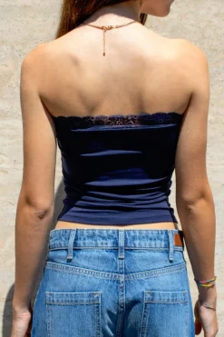 Top bandeau encaje