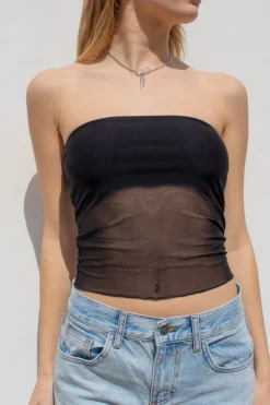 Top bandeau tul