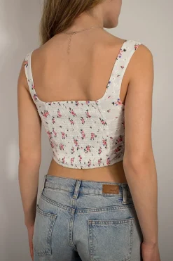 Top corsé
