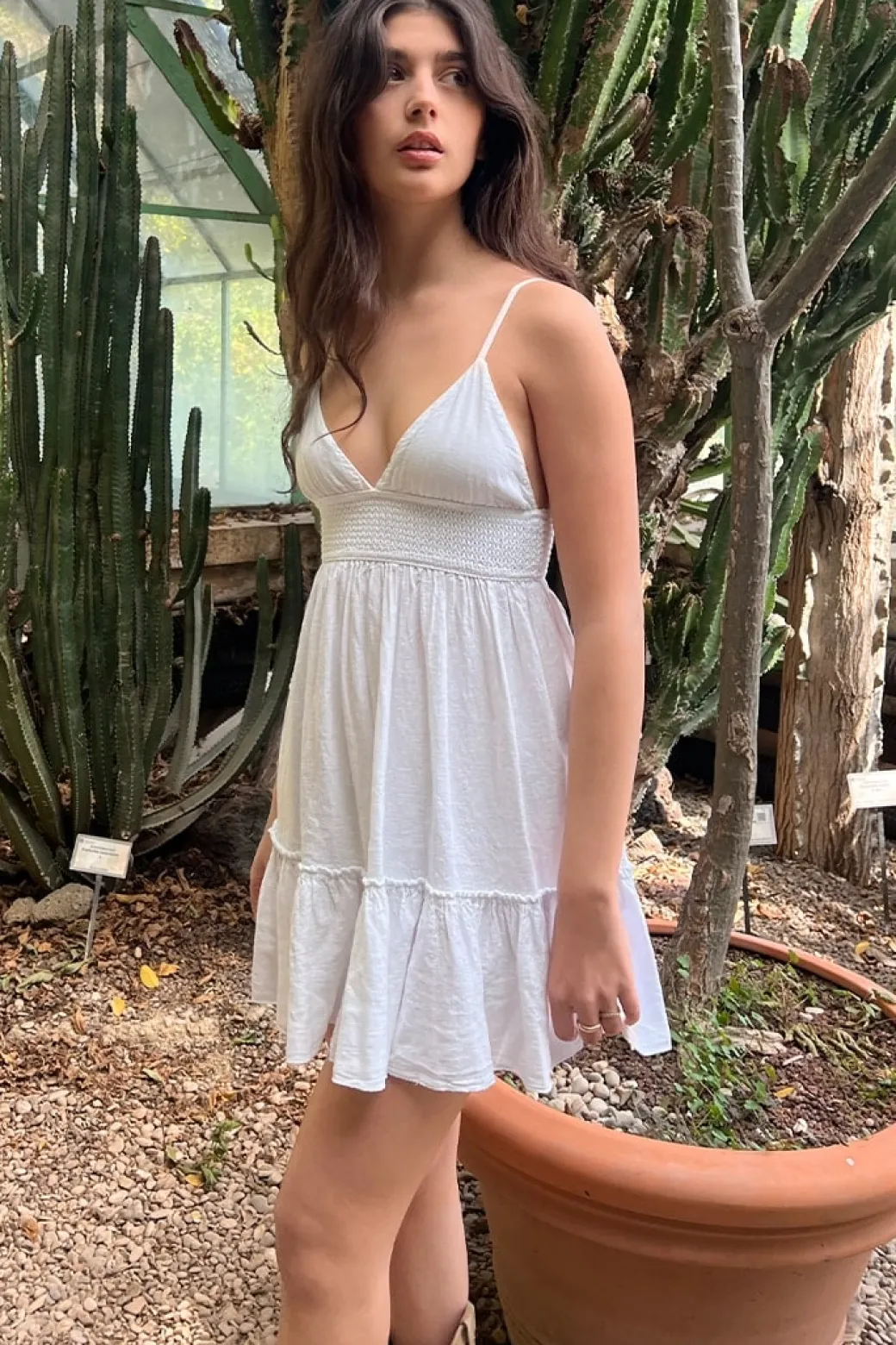 Vestido escote en V
